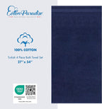Cotton Paradise 4 Piece Turkish Bath Towels - Image 4