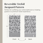 Modern Threads Botanical Vine 6-Piece 100% Cotton Towel Set – Reversible Yarn - Image 6