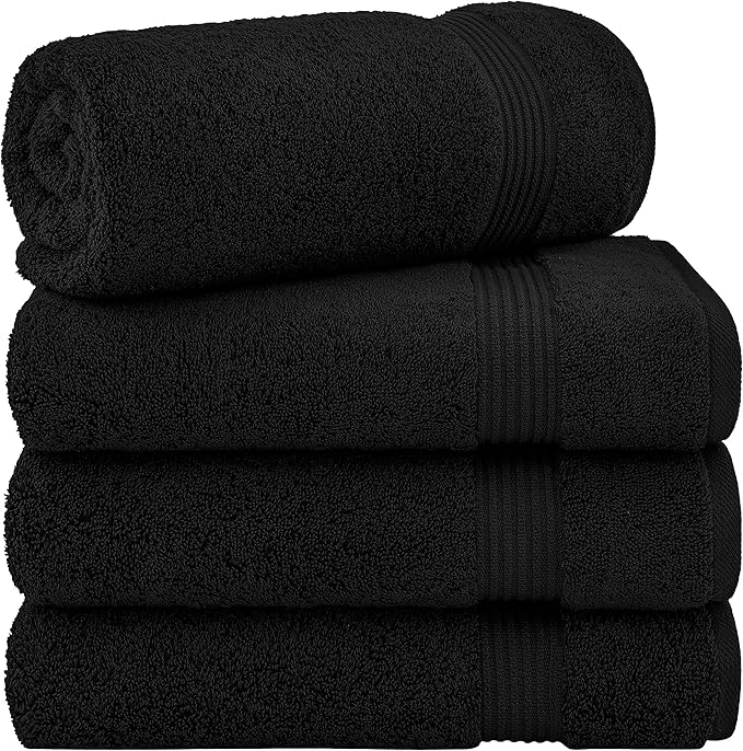 Cotton Paradise 4 Piece Turkish Bath Towels by UNITEDHOMETEXTILE