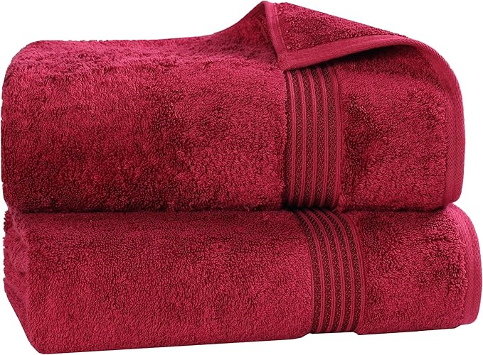 Superior Egyptian Cotton 2-Piece Bath Sheet Towel Set, Oversized Body Towels by SUPERIOR