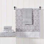 Modern Threads Monroe 6-Piece 100% Cotton Towel Set – Reversible Yarn Dyed - Image 2