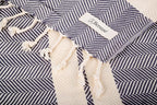 Bersuse 100% Cotton Herringbone XL Throw Blanket - Image 8