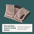 Homedics Vibration Heated Shoulder Massager Wrap, Comfort Pro Elite, Soft Fabric - Image 6
