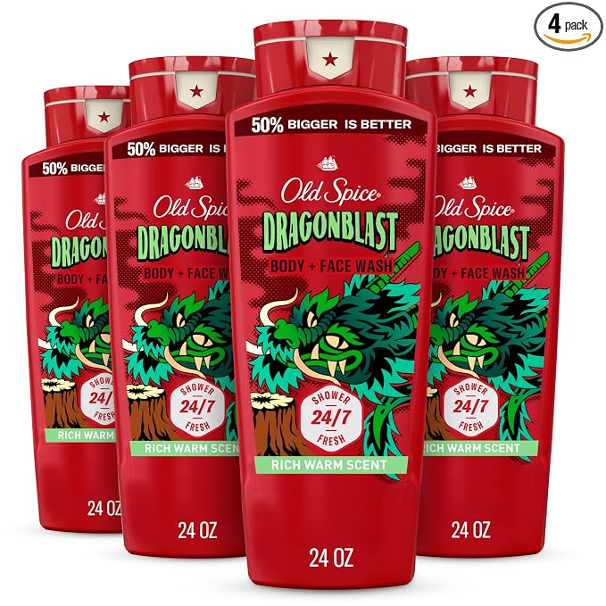 Old Spice Cleansing Body Wash for Men, 3X Defense, 24/7 Shower Fresh by OldSpice