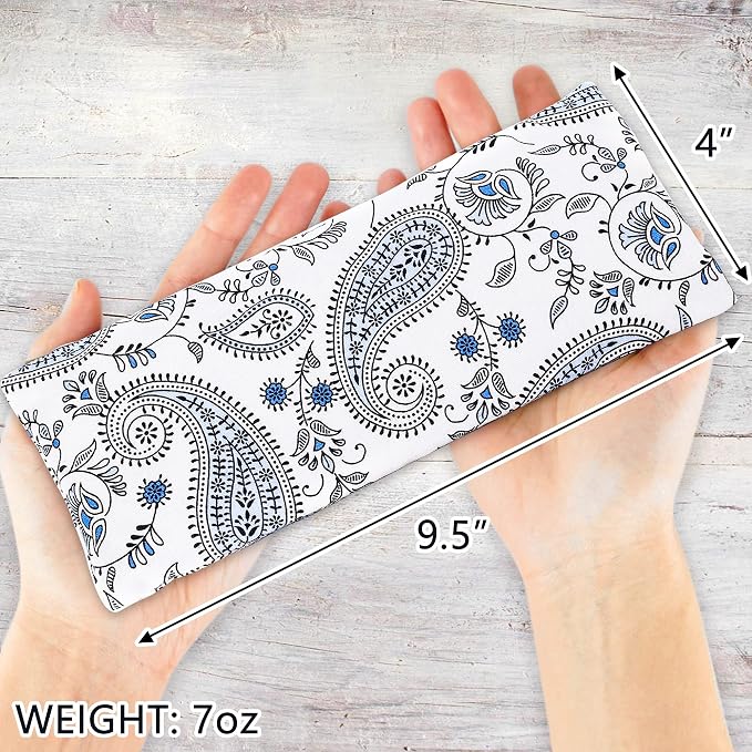 Lavender Eye Pillow for Relaxation, Sleep – Weighted Eye Mask for Headache - Image 9