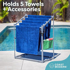 Coast Modern Pool Towel Rack – Choose Your Color - Image 3