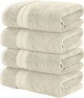 Modern Threads 4-Pack SpunLoft Bath Sheet Sand 35x66 by ModernThreads