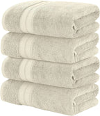 Modern Threads 4-Pack SpunLoft Bath Sheet Sand 35x66 by ModernThreads