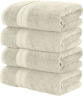 Modern Threads 4-Pack SpunLoft Bath Towel Sand 30x54 by ModernThreads