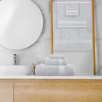 GLAMBURG Ultra Soft 8 Piece Towel Set - Image 4