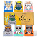 Thoughtfully Gourmet Cat Lover's Tea Gift Set: Includes 24 Teas in 6 Flavors by Thoughtfully