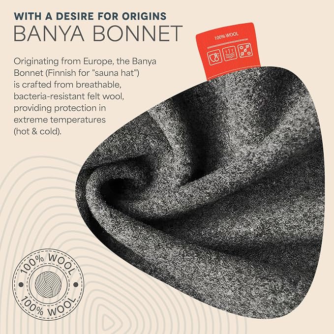 LifePro Wool Sauna Hat - Image 7