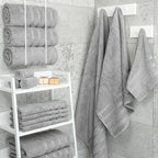 American Soft Linen Luxury 4 Piece Bath Towel Set, 600 GSM 100% Cotton Turkish - Image 2