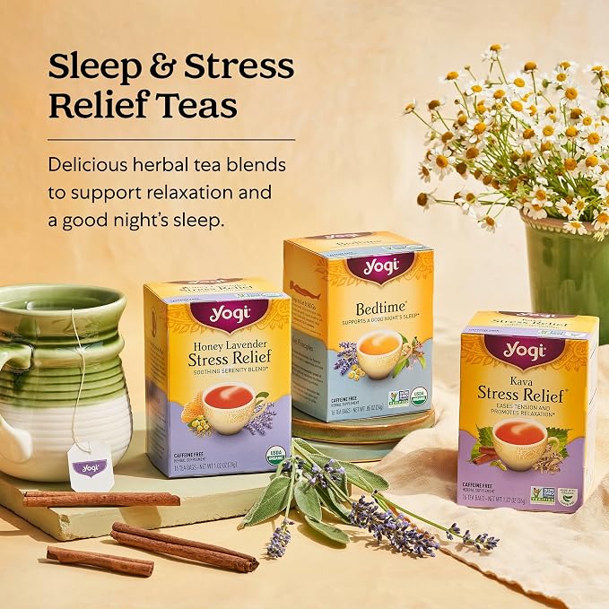 Yogi Tea Relaxation & Stress Relief Variety Pack – Mother’s Day Gift Set - Image 5