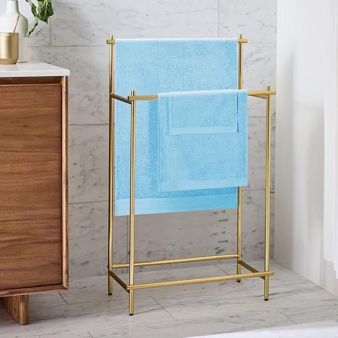 Ultra Soft 3 Pack Cotton Towel Set, Contains a Bath Towels 28x55 inch, a Hand - Image 4