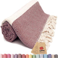 Bazaar Anatolia Turkish Beach Towel – 100% Cotton, Quick Dry, Sand Free Towel by BazaarAnatolia