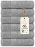 Large Bath Towels Pack of 6 – 24" x 50", 100% Cotton Terry – Soft, Quick-Dry & by ASTILTEXCottonTowels