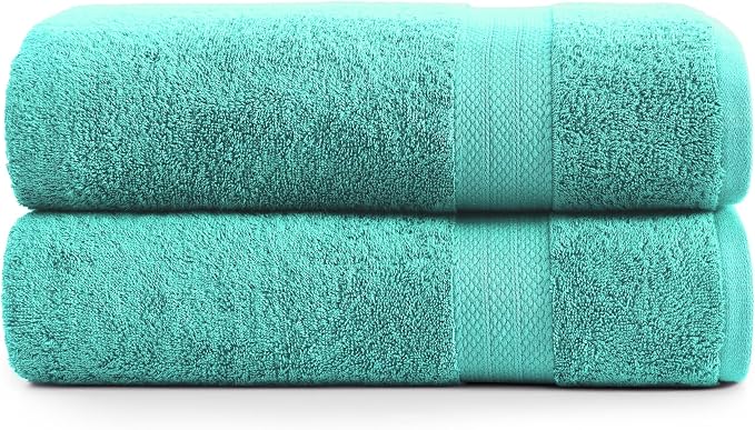 LANE LINEN 100% Pure Cotton Bath Sheets 2 Pack by LaneLinen