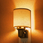 L LOHAS LED Amber Night Lights Plug into Wall, Plug in Night Light Dimmable by LLOHASLED