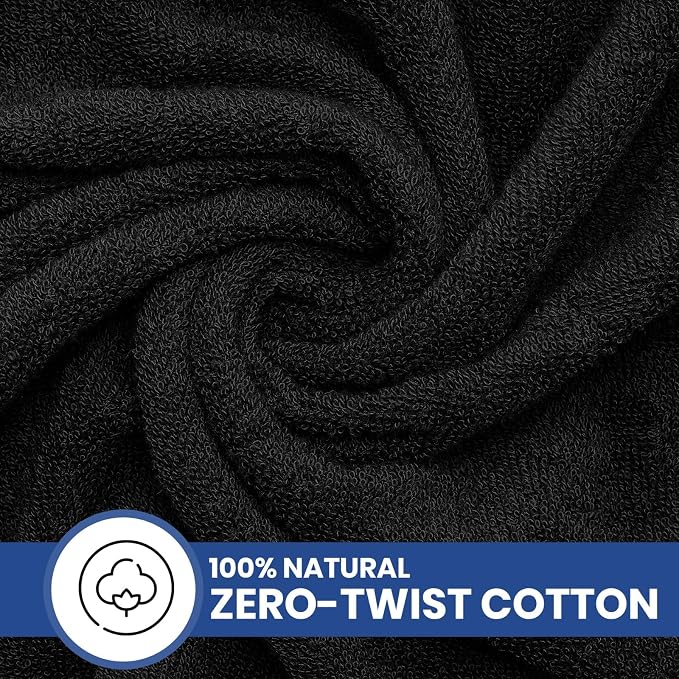 Linteum Textile Supply Luxury Hair Towels 100% Ring Spun Cotton Towel - Image 2