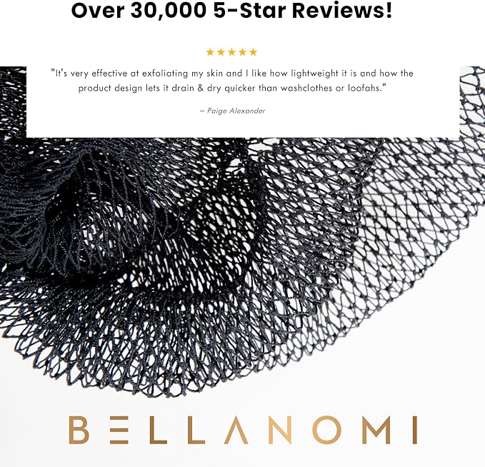 BELLANOMI African Exfoliating Net Sponge, Ethically sourced from Nigeria - Image 3