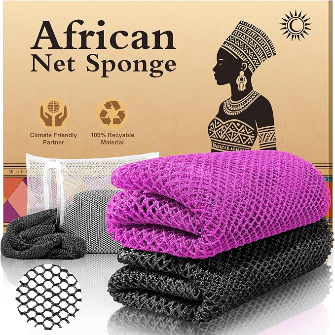 2-Pack African Net Sponge by SpiralScgv