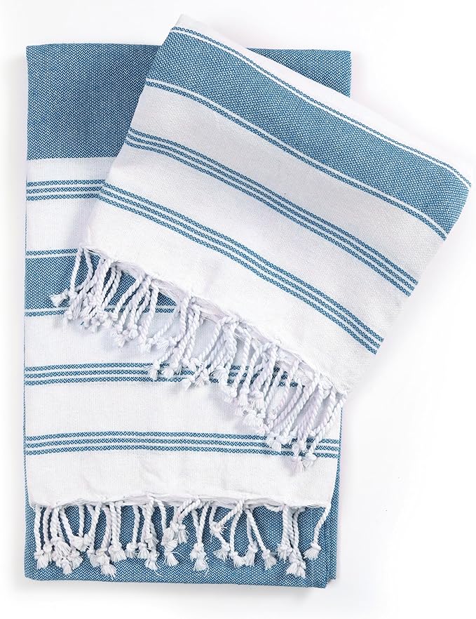 Goroly Home Cotton Turkish Peshtemal Beach Towel, Extra Large, Thin Quick Dry - Image 5