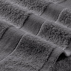 Gray Bath Towel Set of 6 - Image 7