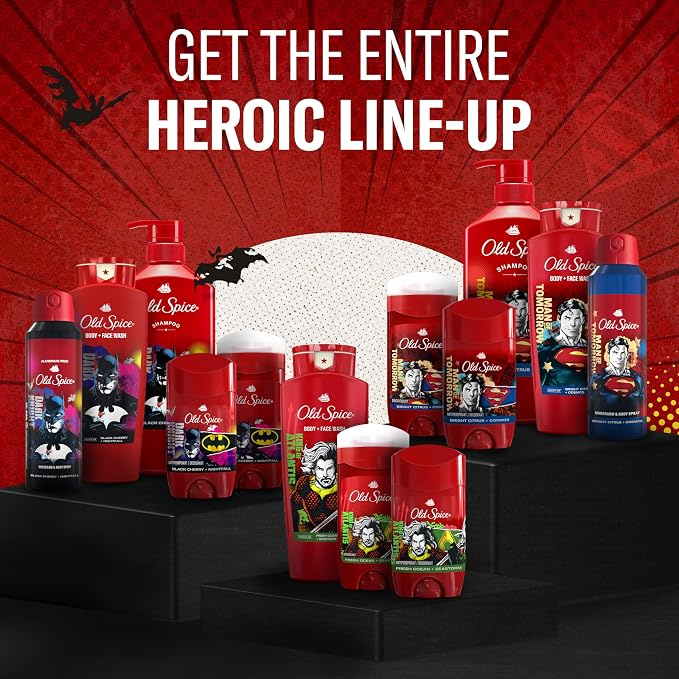Old Spice Body Wash for Men, Batman: Dark Night, 3X Defense, 24/7 Shower Fresh - Image 10