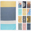 FESHKA Sand Proof Turkish Beach Towel – Oversized, Quick Dry & Lightweight by FESHKA