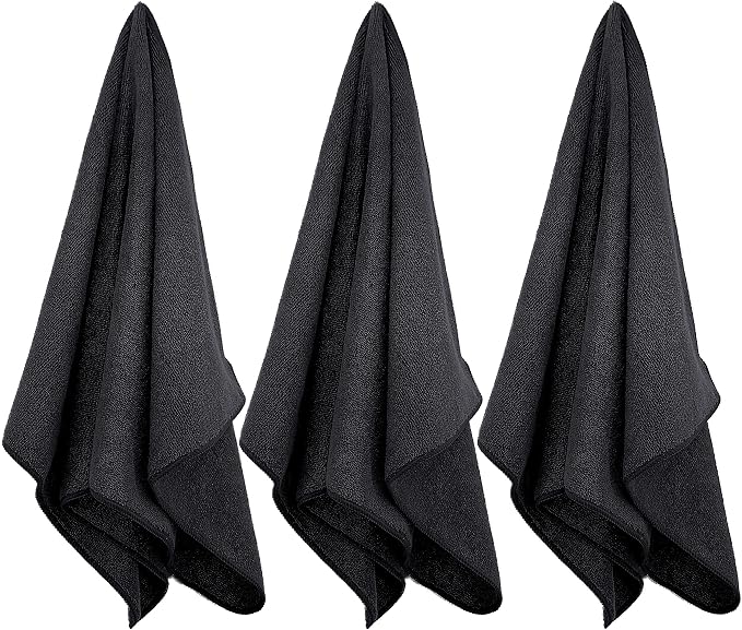 POLYTE Professional Quick Dry Lint Free Microfiber Hair Drying Salon Towel - Image 3