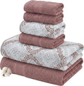 Modern Threads Capri 6-Piece Reversible Yarn Dyed Jacquard Towel Set by ModernThreads
