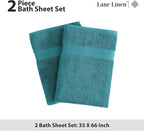 LANE LINEN 100% Cotton Bath Sheets - Image 5