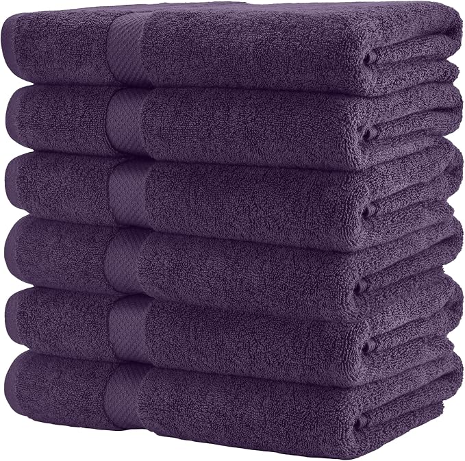 HERCULEAN Premium Bath Towels 24 x 48 Pack of 6 | Quick Dry and Highly - Image 8