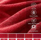 Madison Park 800GSM Bathroom Towel Set of 8 100% Cotton Bath Towel Set - Image 7