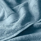 SUPERIOR Solid Egyptian Cotton Towel Set, Washcloths 13” x 13”, Hand Towels 20” - Image 4