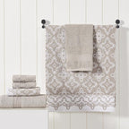 Modern Threads Charlize 6-Piece 100% Cotton Towel Set – Reversible Yarn Dyed - Image 2