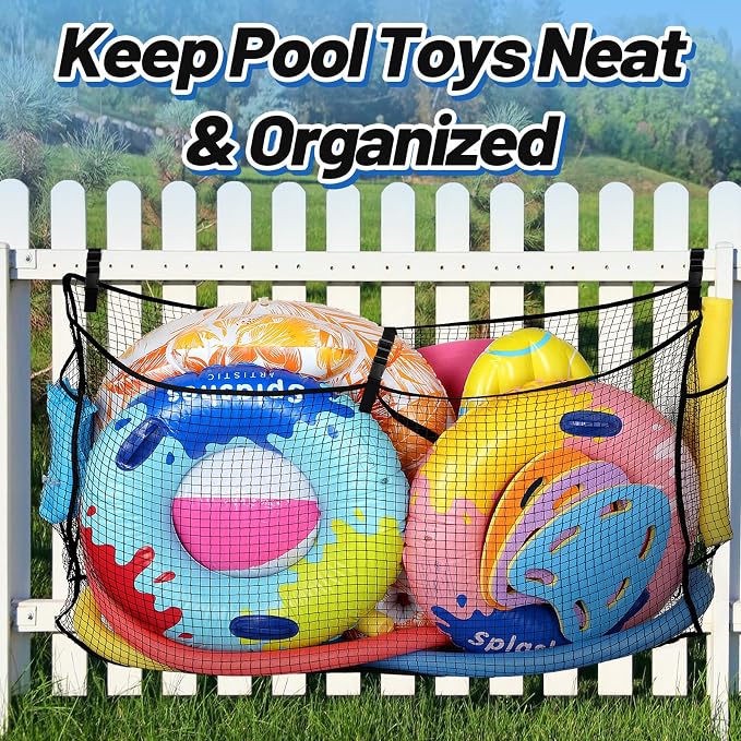 Large Pool Float Toy Storage Net - Image 7