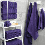 American Soft Linen Luxury 4 Piece Bath Towel Set, 600 GSM 100% Cotton Turkish - Image 2