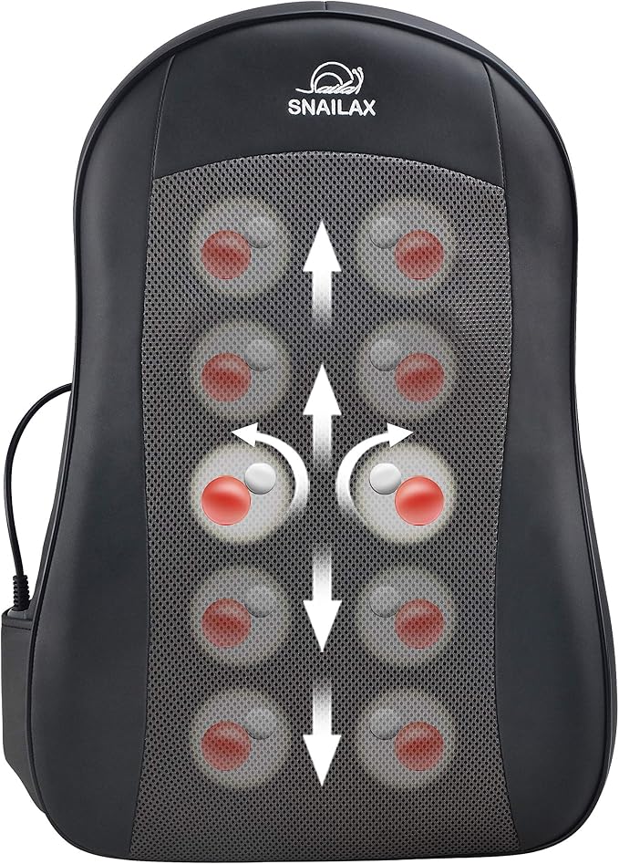 Snailax Cordless Shiatsu Back Massager by Snailax