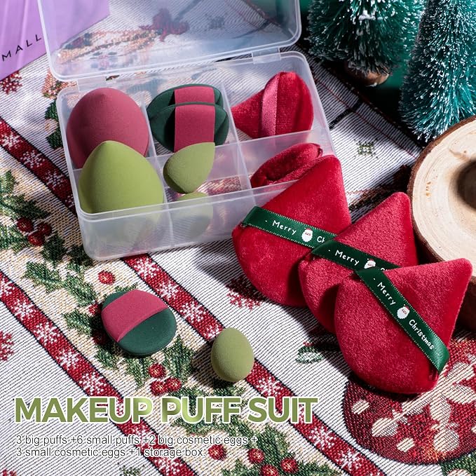 Makeup Sponge Set BS-MALLTriangle Puff 14 Pcs - Image 4