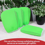 etreetowel Korean Asian Exfoliating Bath Washcloths Mitt Scrub - Image 6