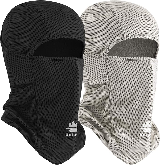 Balaclava Face Mask Sun UV Protection Breathable Full Head Mask by Botack