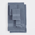 NY Loft 100% Cotton 6 Piece Bath Towel Set | Blue Towels | Oeko-TEX® Standard - Image 8