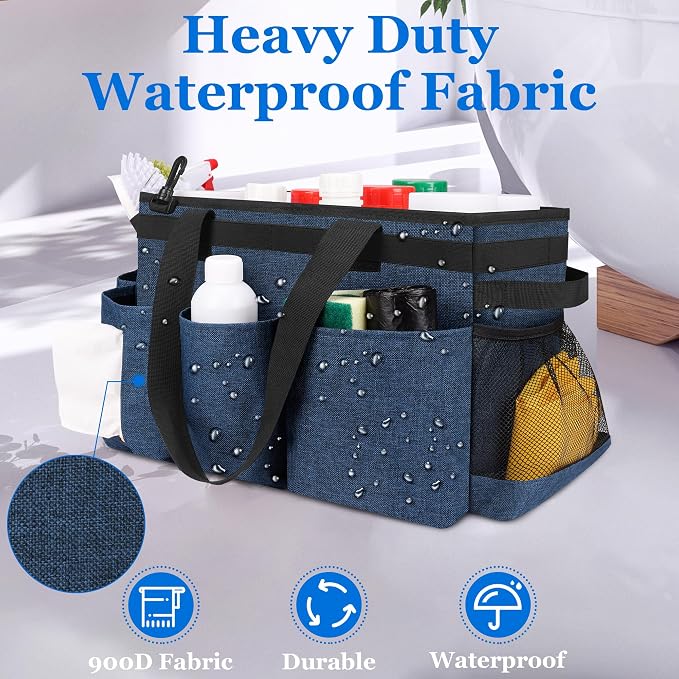 Joe & JoseRin Hot Tub Chemical Storage Bag, Pool Cleaning Caddy Tool Organizers - Image 4