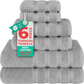 American Soft Linen Luxury 6 Piece Towel Set, 2 Bath Towels 2 Hand Towel 2 by AmericanSoftLinen