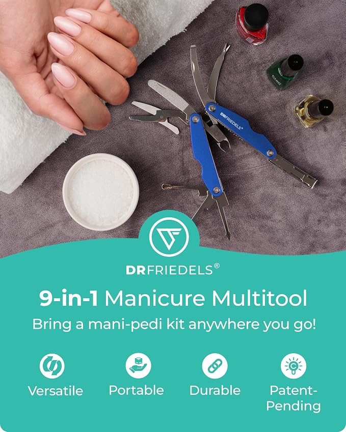 Manicure and Pedicure Kit - 9 in 1 Professional Manicure Set - Image 2