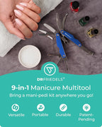 Manicure and Pedicure Kit - 9 in 1 Professional Manicure Set - Image 2