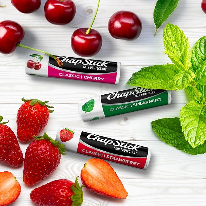 ChapStick Lip Care Set, Classic Collection 3-Pack – Spearmint, and Strawberry - Image 8