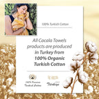Cacala Lightweight and Thin Turkish Beach Towel 100% Cotton Sand-Free and - Image 6